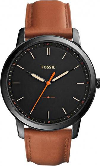 Fossil Horloges The Minimalist 3H FS5305 Bruin online kopen