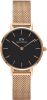 Daniel Wellington Petite Melrose Roségoud Horloge Zwarte Wijzerplaat online kopen