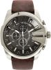 Diesel horloge Mega Chief DZ4290 bruin/zilverkleur online kopen