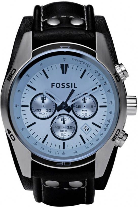 Fossil Horloge Gents Coachman Blue CH2564 online kopen