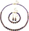 KLiNGEL 3 delige sieradenset van amethist Multicolor online kopen