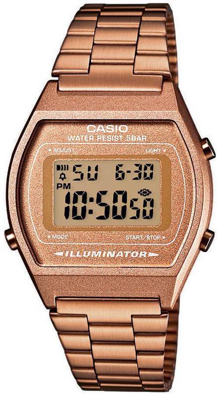 Casio Horloges Vintage Edgy B640WC 5AEF Rosé, goudkleurig - Yulook.be