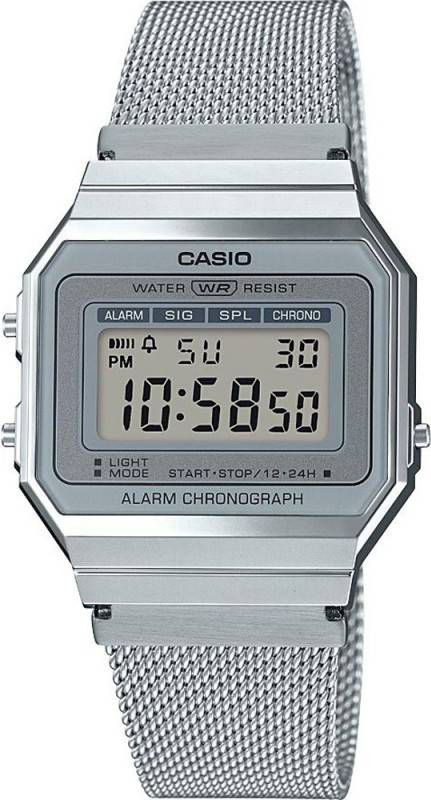 Casio Horloges Vintage Iconic A700WEM 7AEF Zilverkleurig online kopen