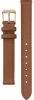 Cluse Horlogebandjes Strap 12 mm Leather Gold colored Lichtbruin online kopen