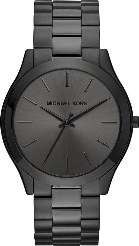 Michael Kors horloge MK8507 Slim Runway zwart - Yulook.be