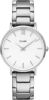 Cluse Horloges Minuit Three Link Silver Colored White Zilverkleurig online kopen
