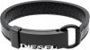 Diesel Armbanden Step Up DX0002040 Zwart online kopen