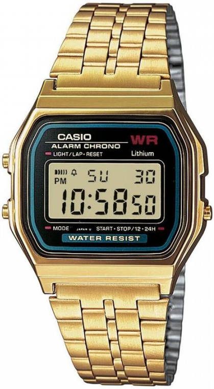 Initiatief zag variabel Casio Horloges Vintage Iconic A159WGEA 1EF Goudkleurig - Yulook.be