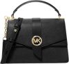 Michael Kors Greenwich Saffiano Medium Bag , Zwart, Dames online kopen