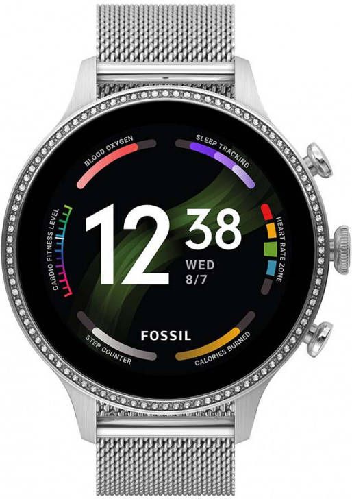 Fossil Gen 6 Display Smartwatch FTW6083 zilverkleurig online kopen