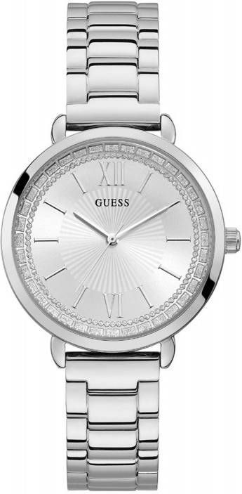 guess horloge zilver